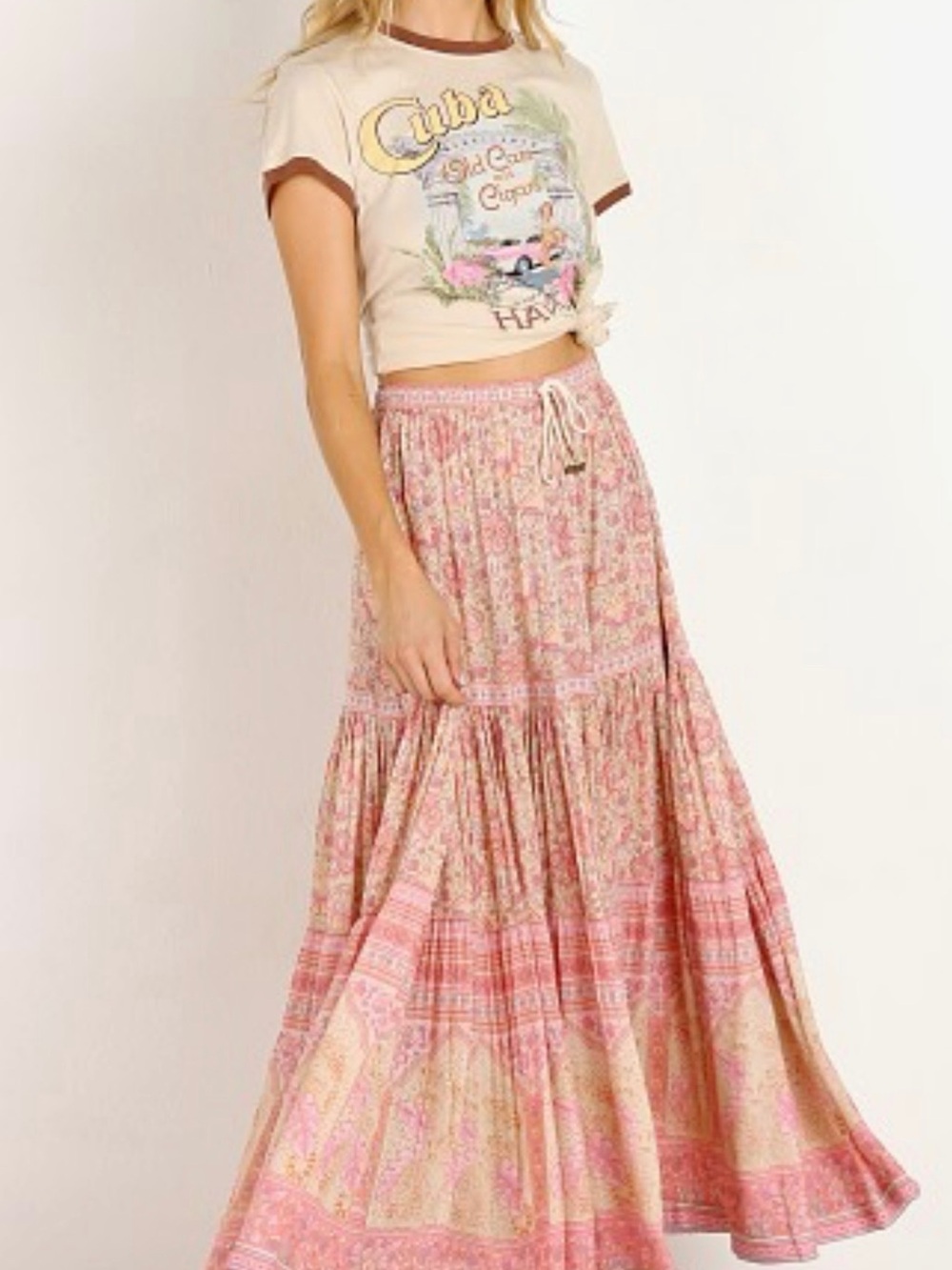 Spell and the Gypsy free people maxi skirt M - Picture 5 of 5
